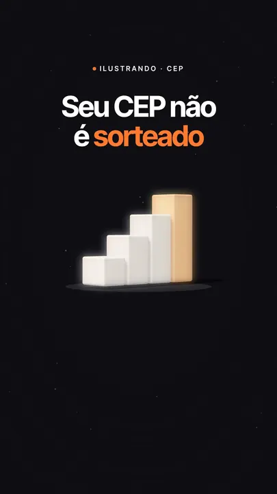 Capa do vídeo sobre o CEP: Seu CEP não é sorteado